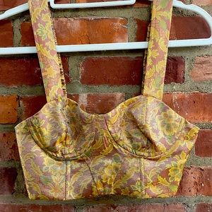 Urban Outfitters Printed Tank Crop Top XS